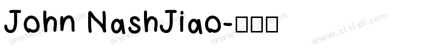 John NashJiao字体转换